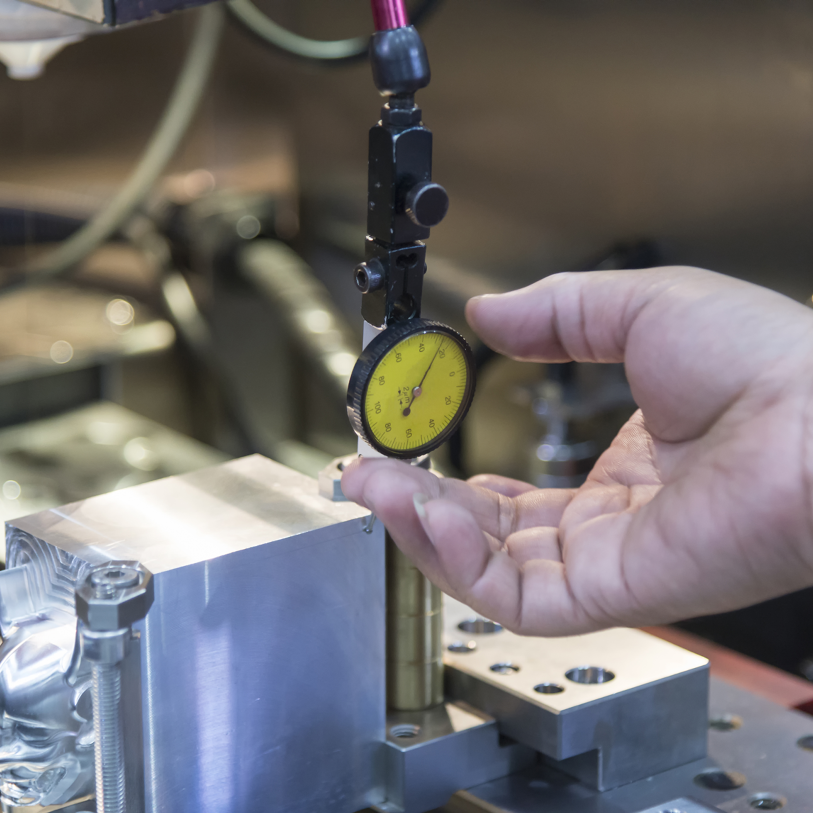 Photo of depth micrometer